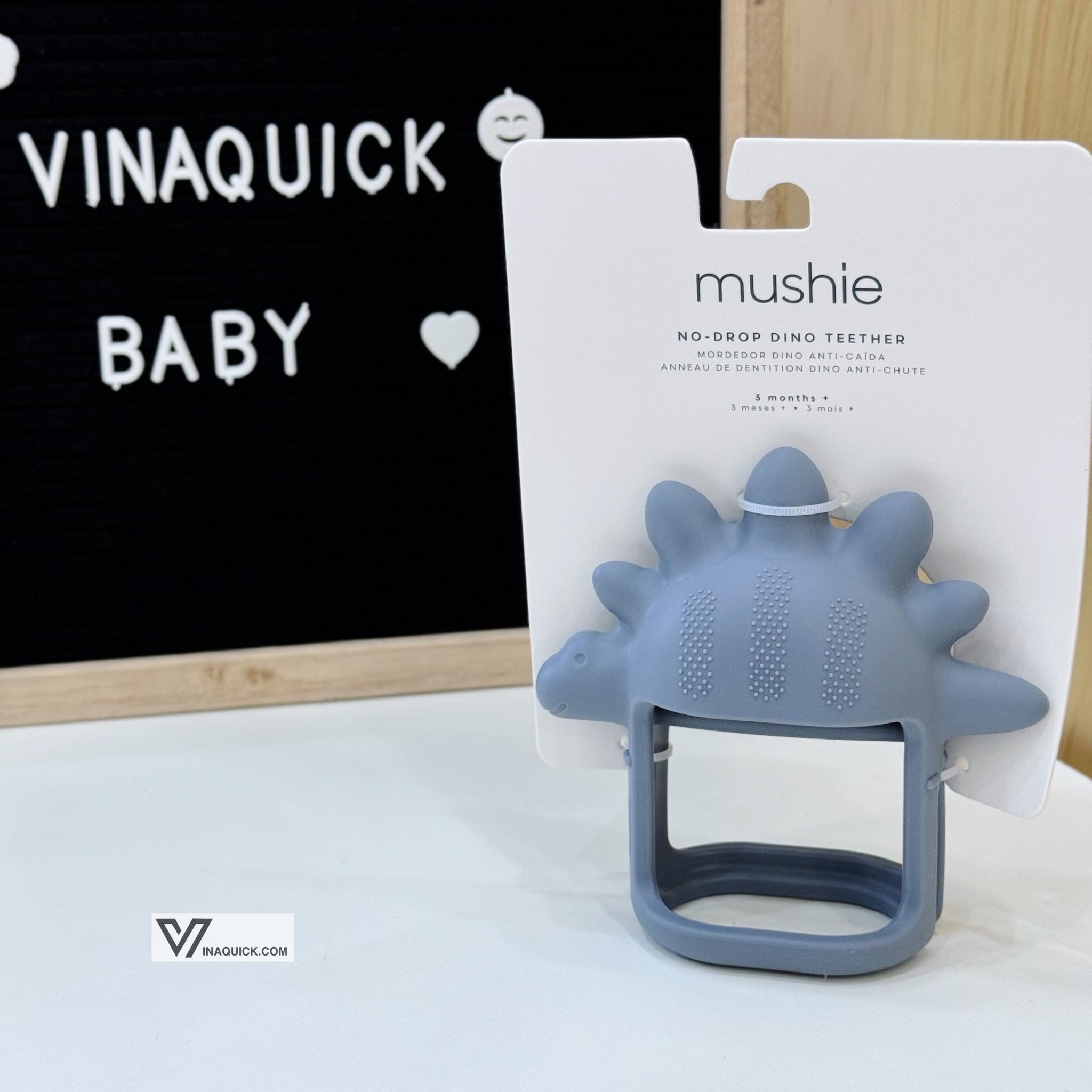 Gặm Nướu Vòng Tay Mushie No-Drop Teether Cho Bé Từ 3M+