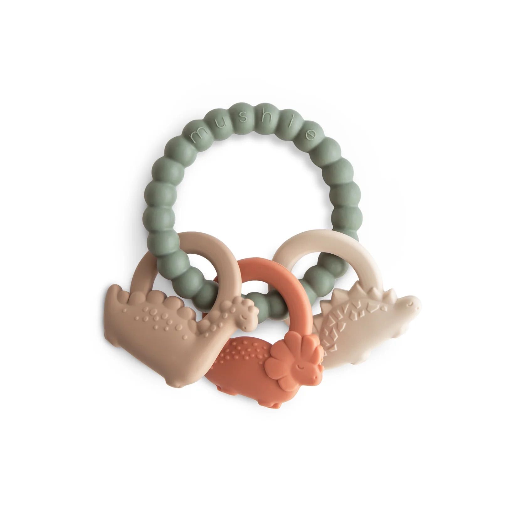 Bộ Vòng Đồ Chơi Gặm Nướu Mushie Teething Ring Cho Bé Từ 3M+