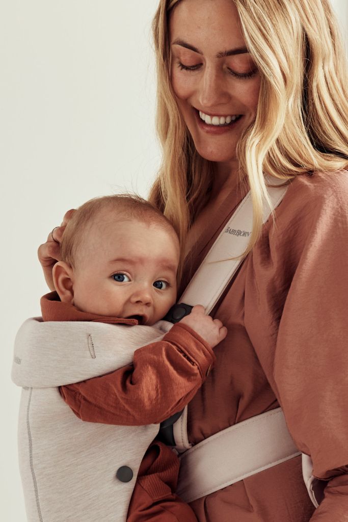 Địu Trẻ Em Baby Bjorn Baby Carrier Mini Vải 3D Jersey
