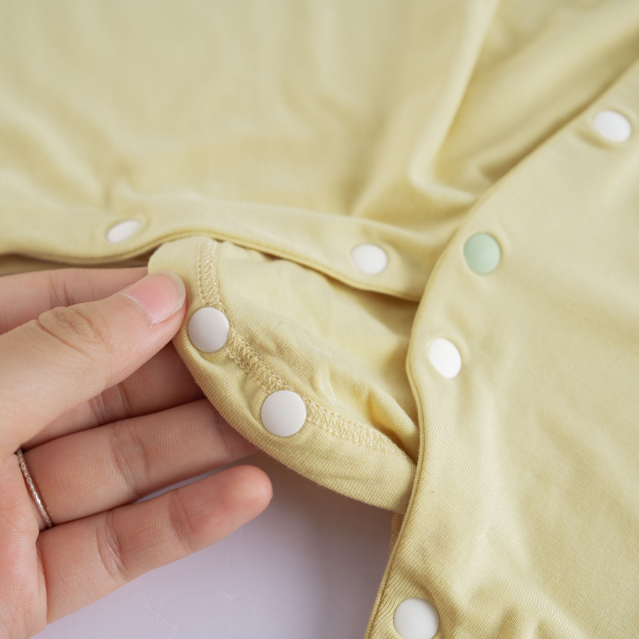 Body Bubaby Dài Tay Cài Giữa Bèo Ngực Bambus Gami