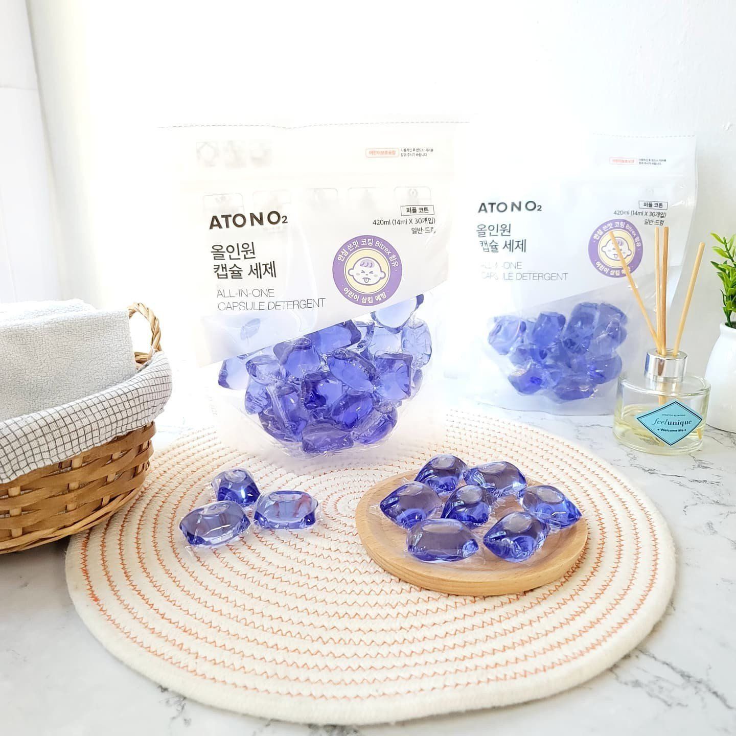 Viên Giặt ALL IN ONE Chiết Xuất Tự Nhiên Atono2 (30 Viên)