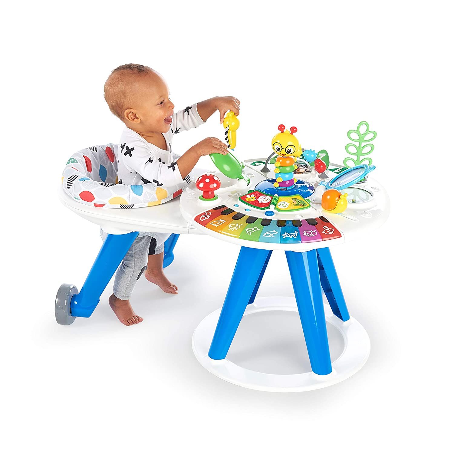 Xe tập đi Baby Einstein Around We Grow 4-in-1 Walk Around Discovery Activity Center Table