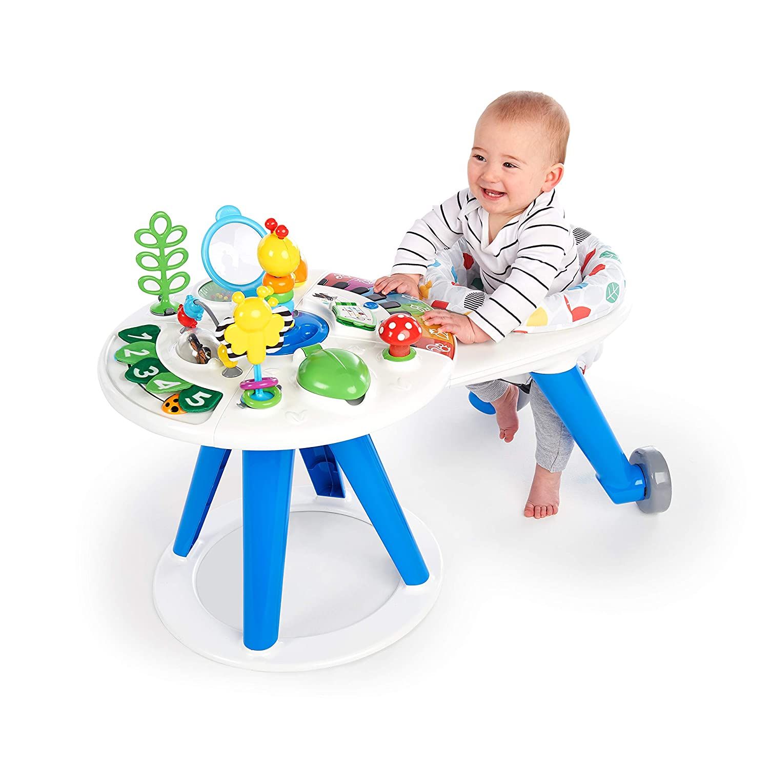 Xe tập đi Baby Einstein Around We Grow 4-in-1 Walk Around Discovery Activity Center Table