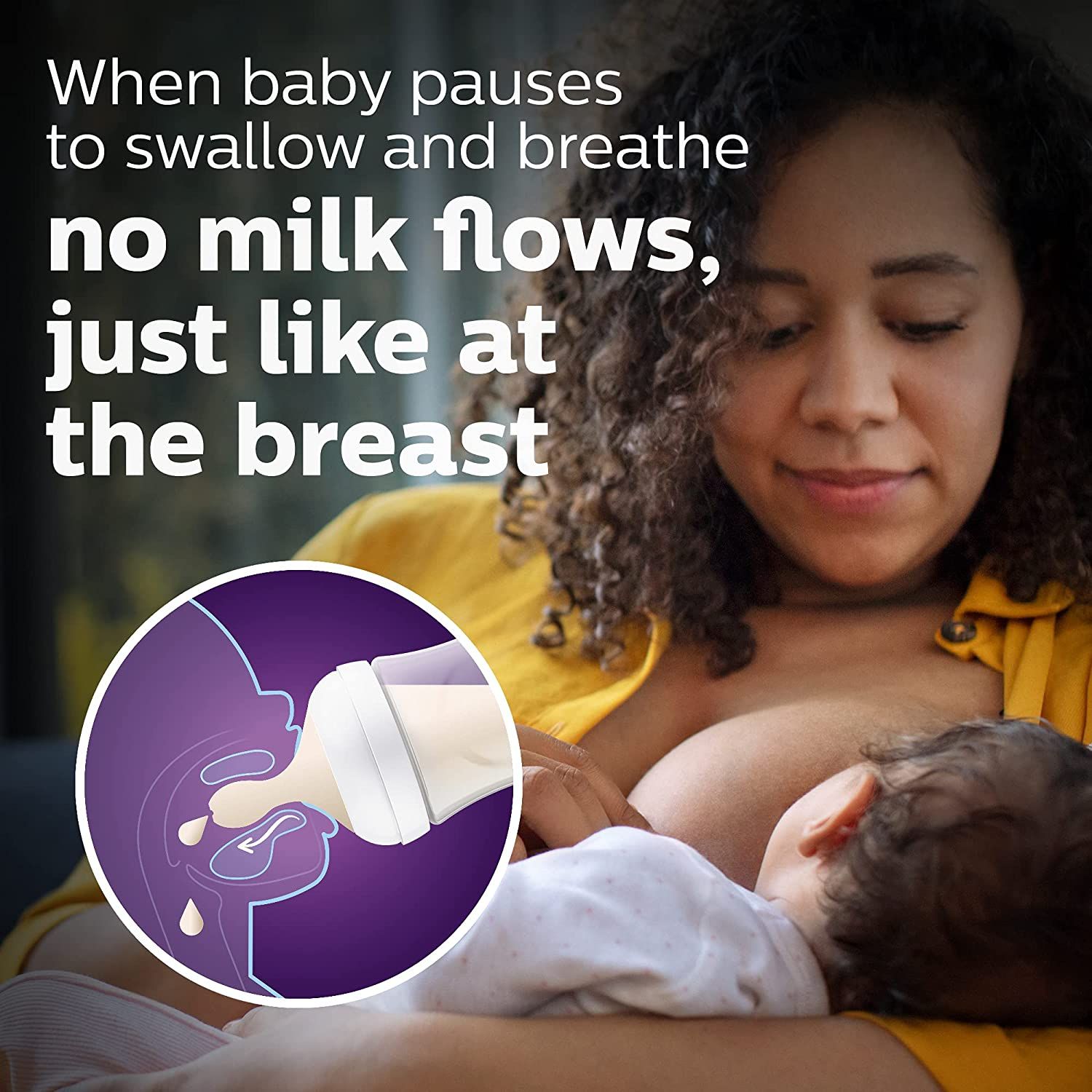 Set 2 núm ti Philips Avent Natural Response số 4 cho bé từ 3m+ (New Version)