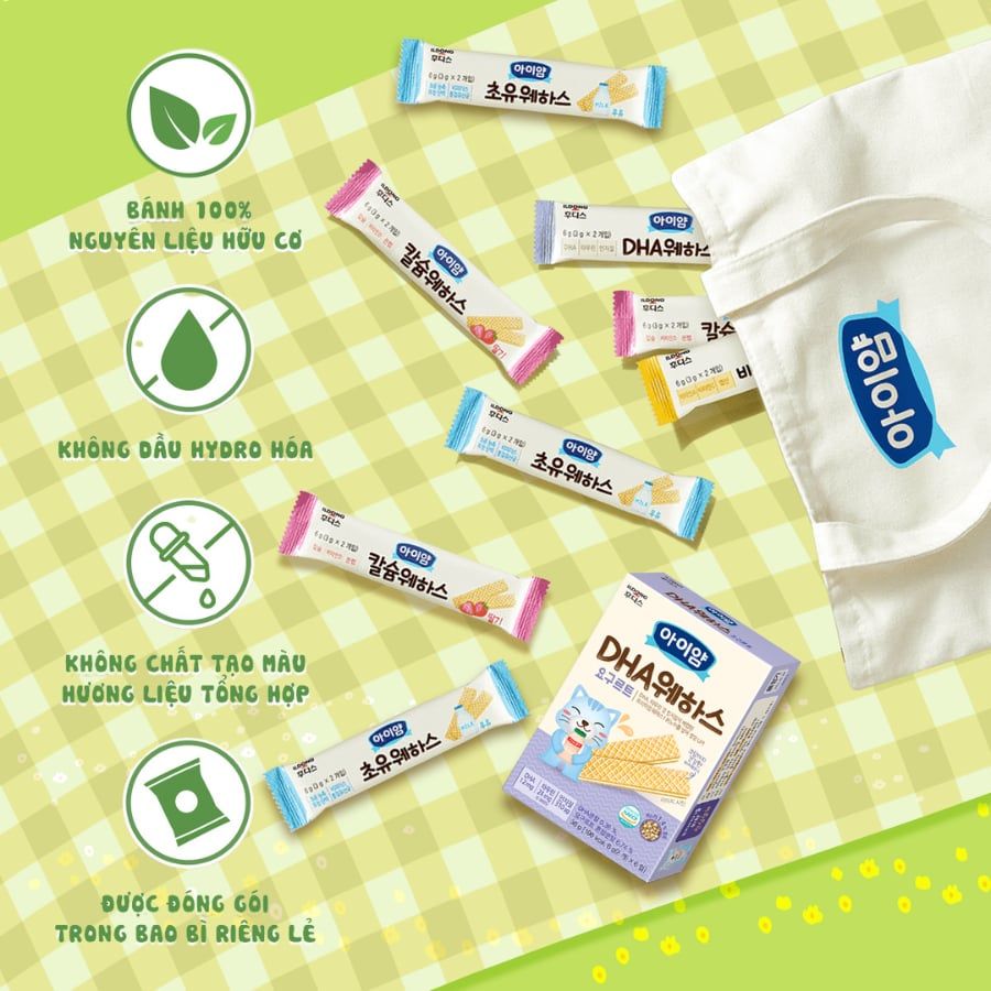 Bánh Xốp Ăn Dặm ILDONG AYIYUM DHA