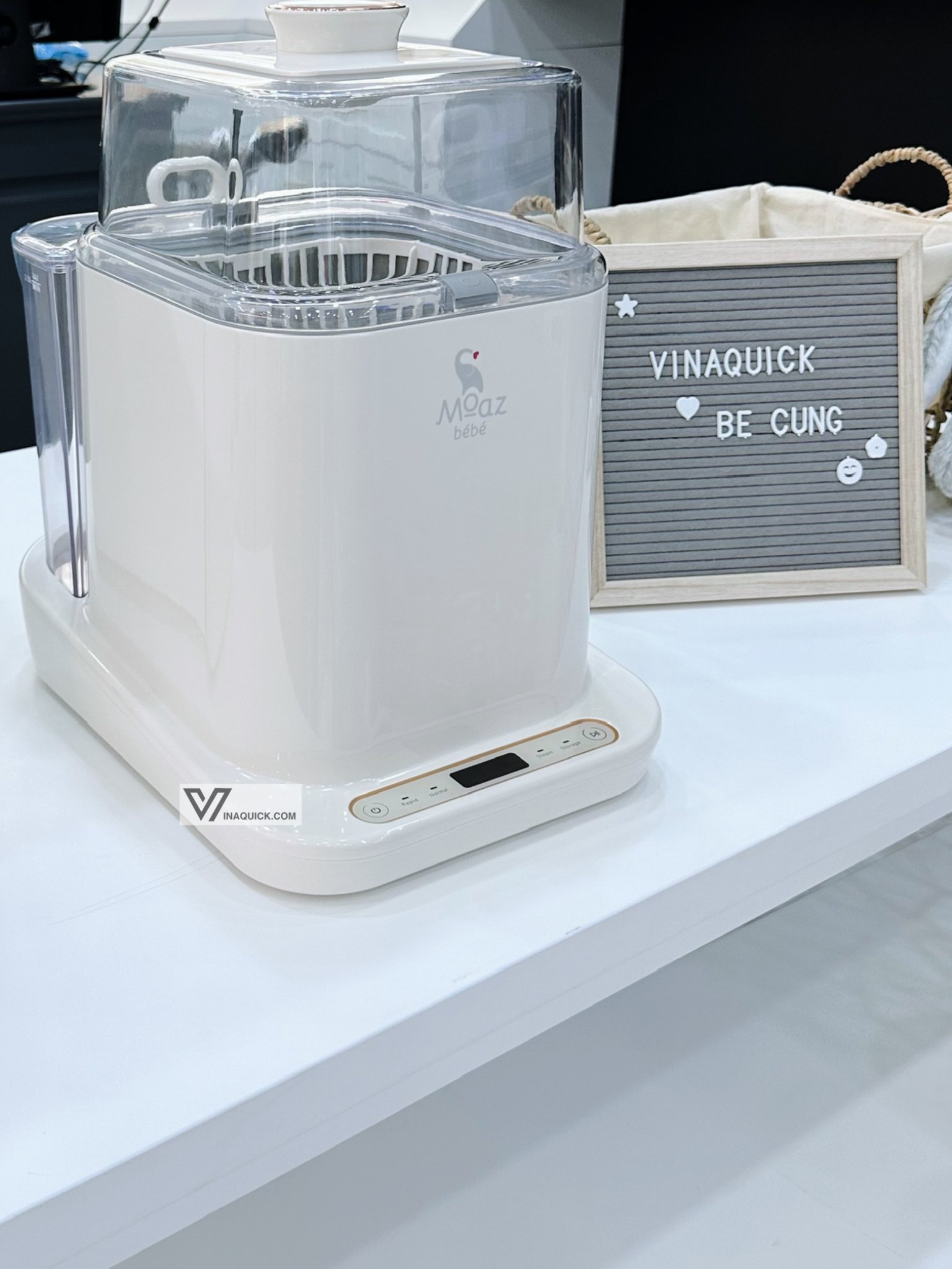 Máy rửa bình sữa Moaz BéBé MB-064