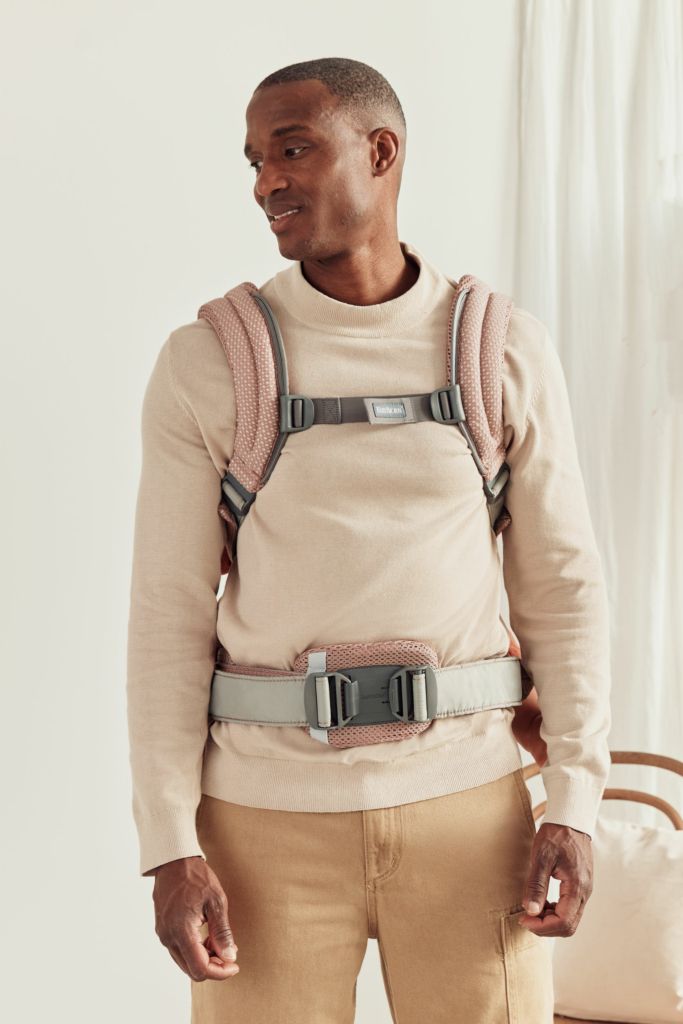 Địu Trẻ Em Baby Bjorn Baby Carrier Harmony - Màu Dusty Pink