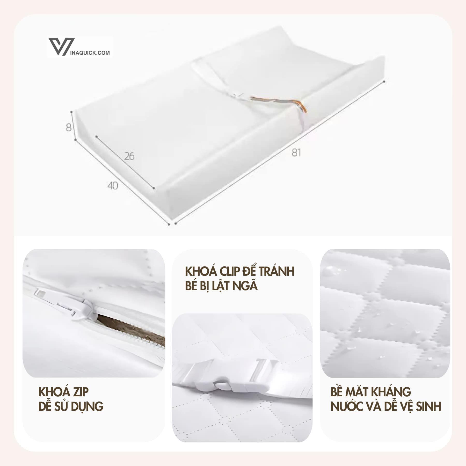 Đệm Lót Thay Tã Chống Thấm Cho Bé