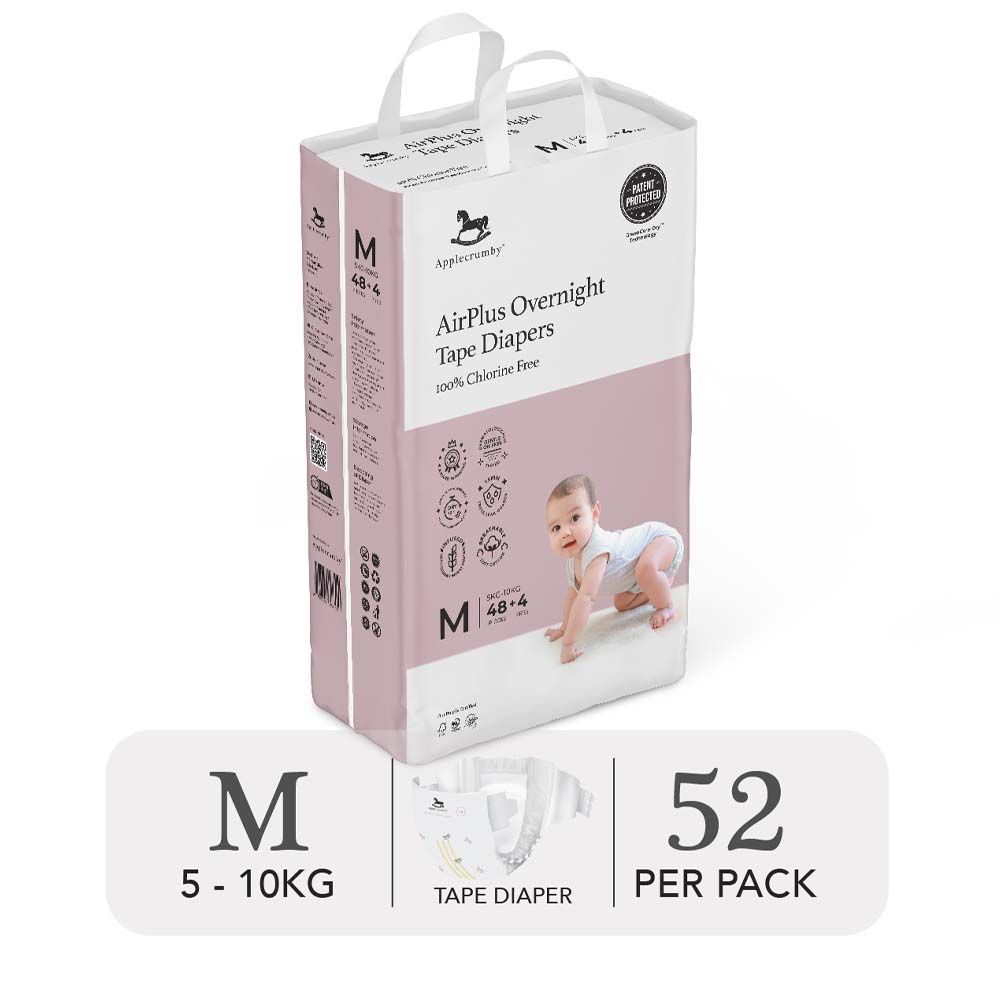 (MEGA) BỈM TÃ DÁN ĐÊM APPLECRUMBY AIRPLUS OVERNIGHT