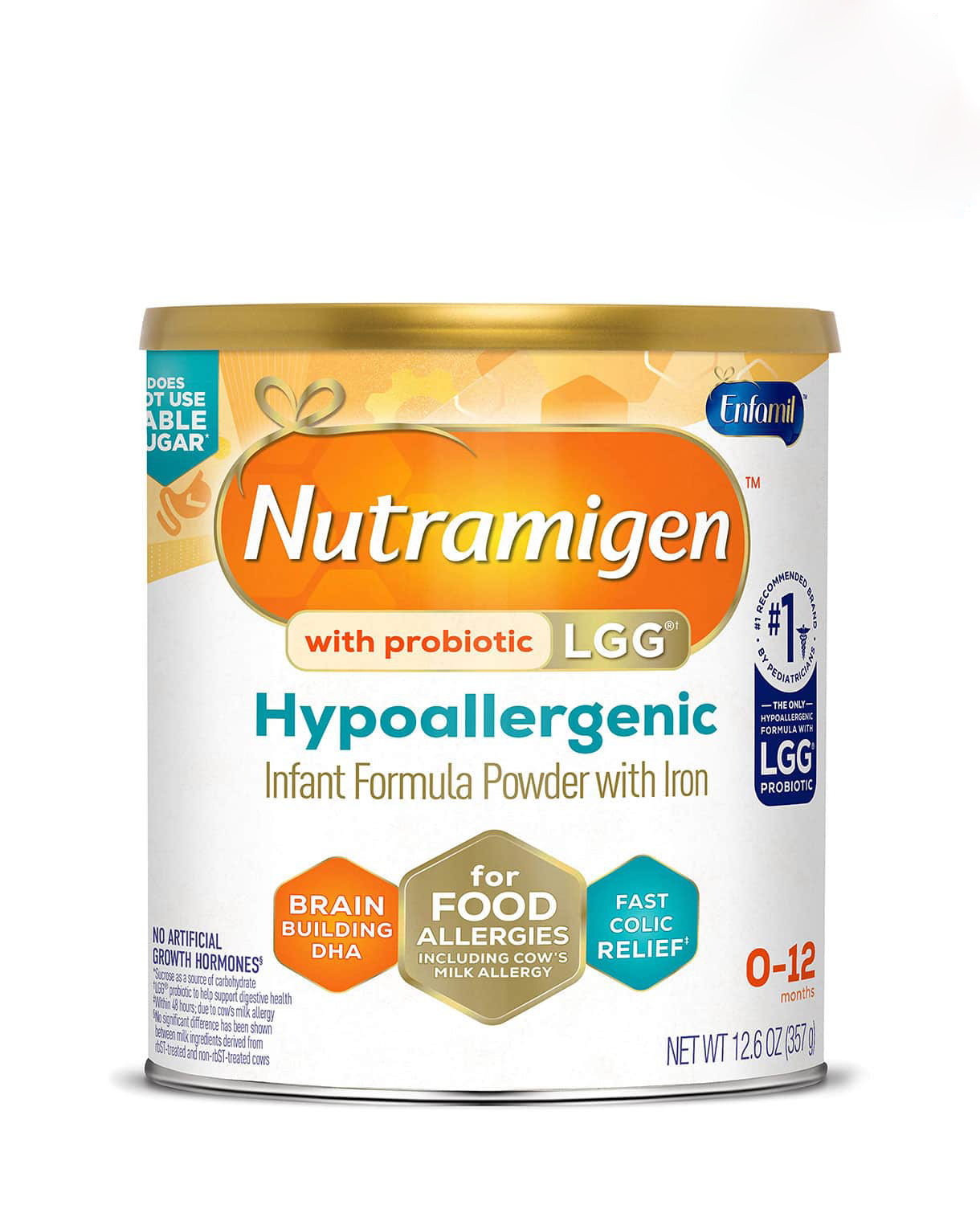 Sữa Bột Nutramigen® Hypoallergenic Infant Formula Từ 0-12 Tháng Dị Ứng Đạm Bò