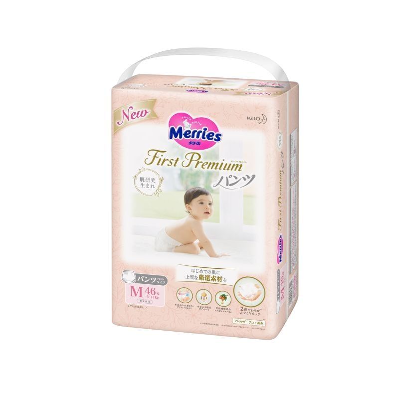 Tã/Bỉm Quần/Dán Merries First Premium