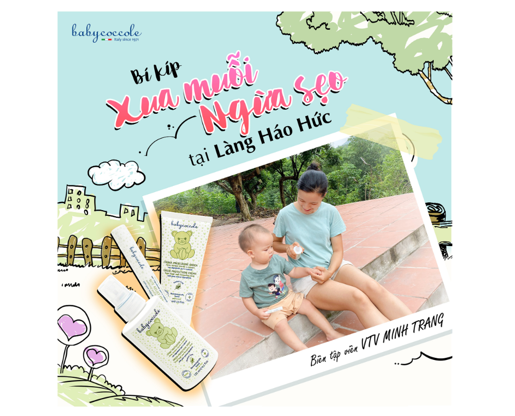 Bút chấm vết muỗi đốt chiết xuất hạnh nhân và dầu oliu Babycoccole 0M+