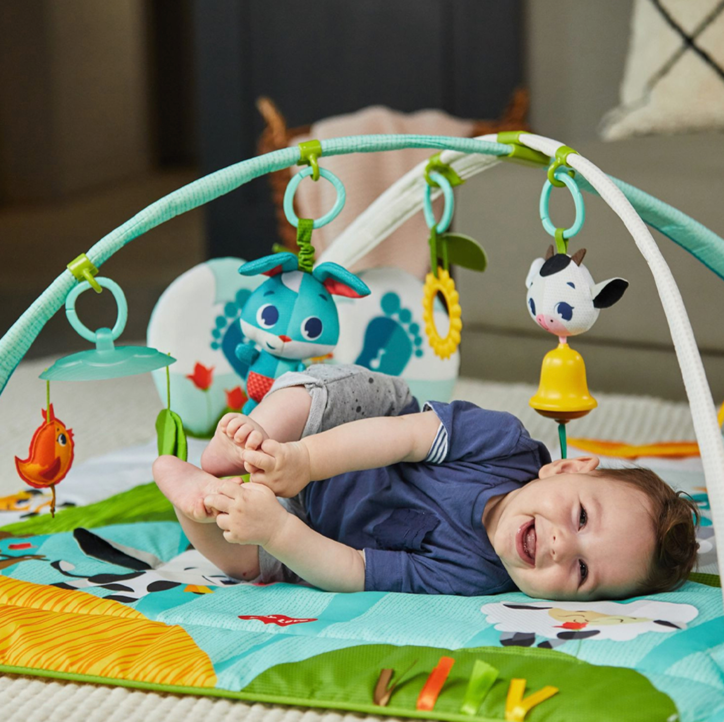 Thảm chơi Tiny Love Kick & Play - Gymini Farm