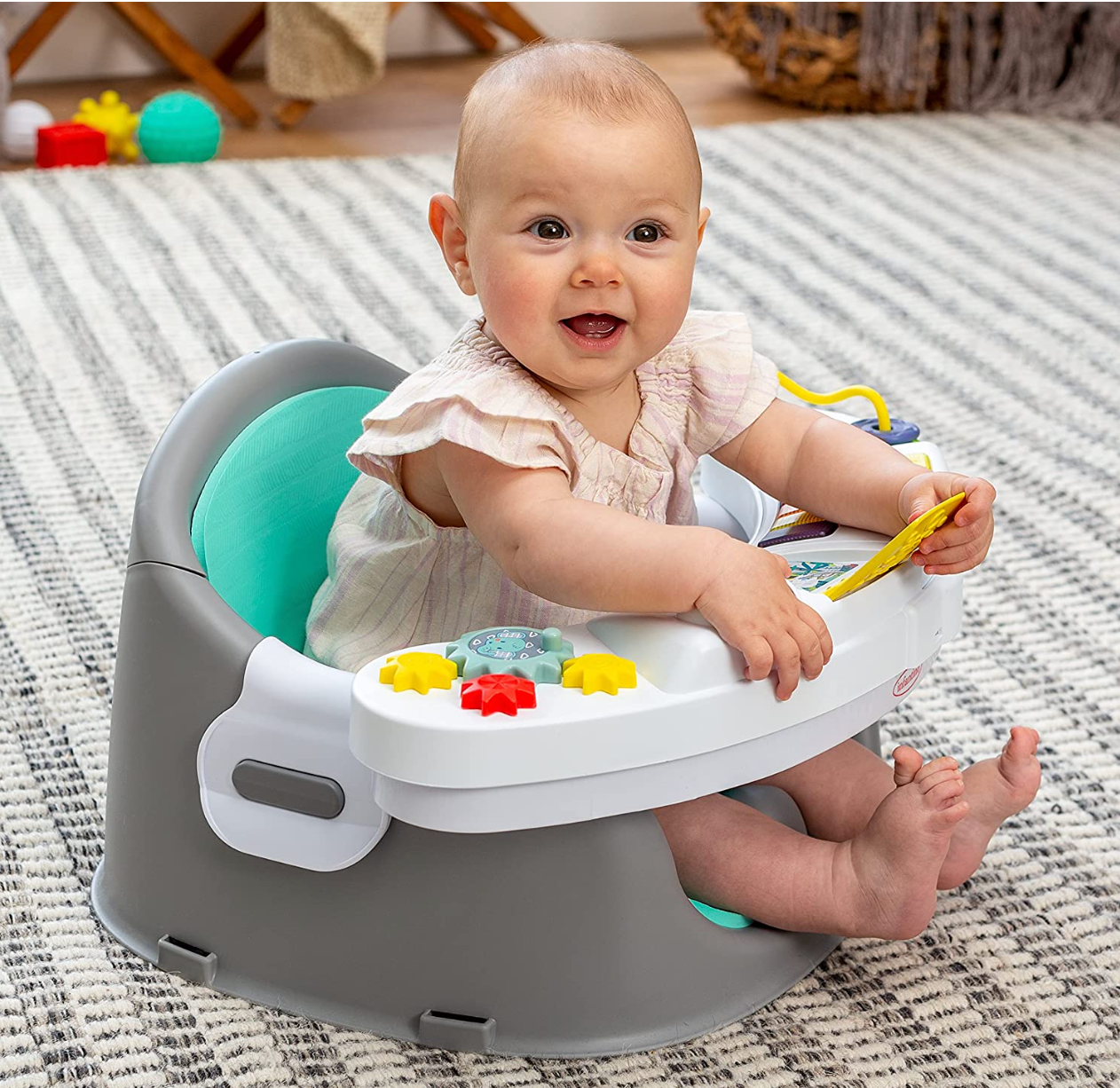 GHẾ ĂN DẶM INFANTINO MUSIC & LIGHTS 3IN1 DISCIVERY SEAT ANĐ BOOSTER