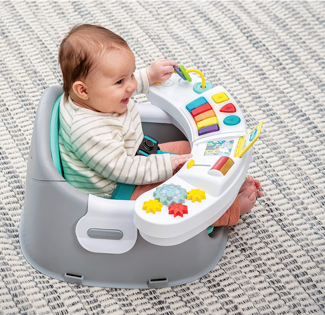GHẾ ĂN DẶM INFANTINO MUSIC & LIGHTS 3IN1 DISCIVERY SEAT ANĐ BOOSTER