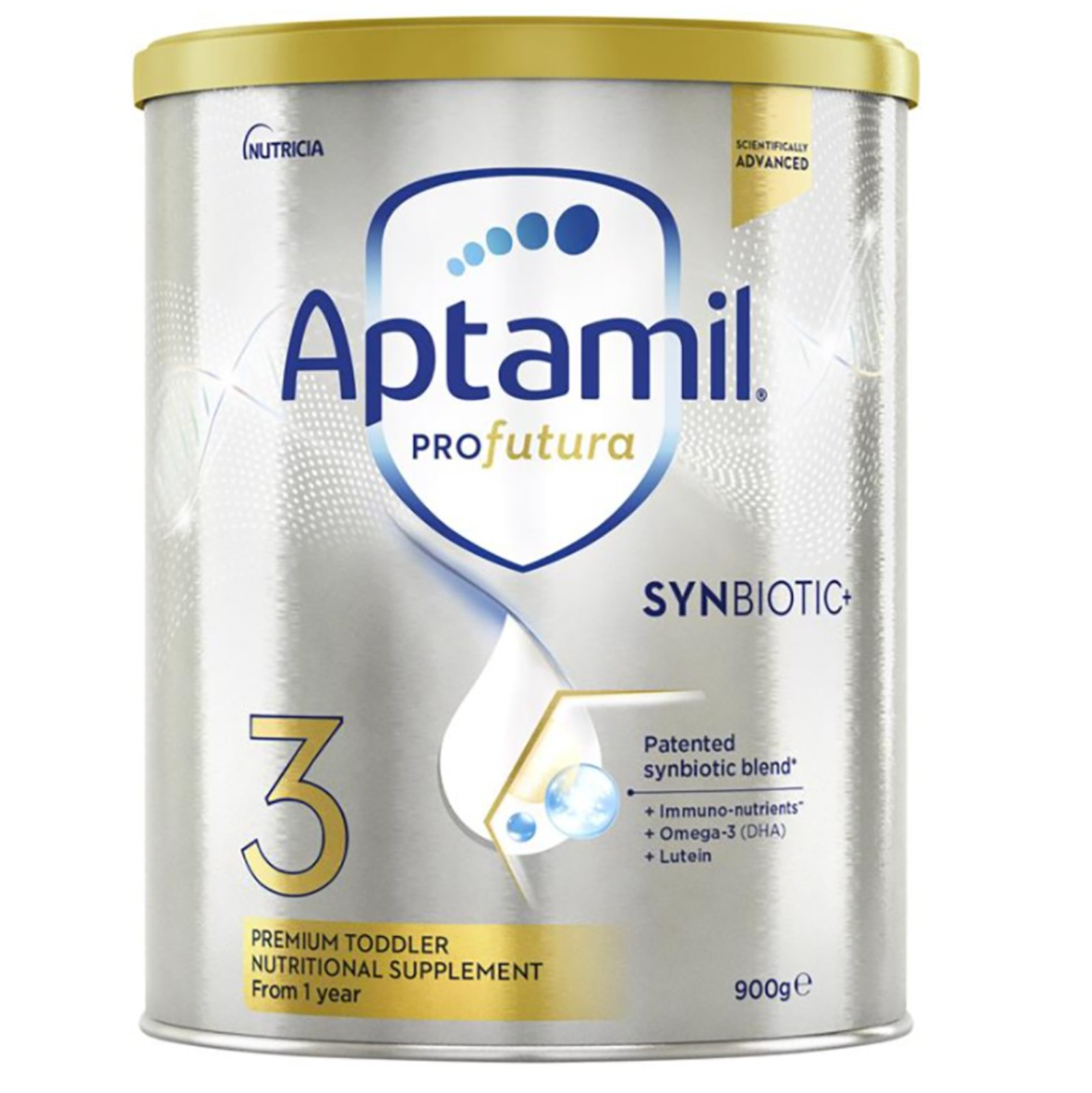 Sữa bột Aptamil Profutura Úc số 3 cho bé trên 1 tuổi (900g)