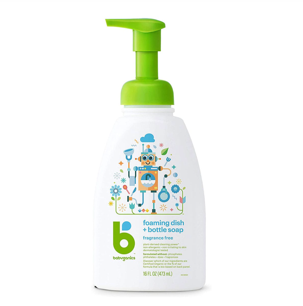 Nước rửa bình sữa Babyganics