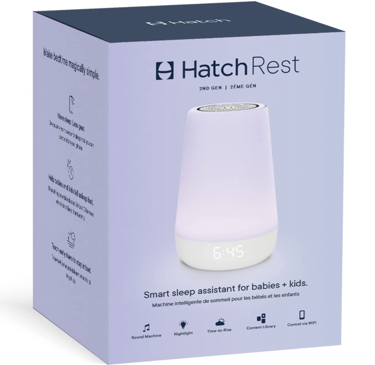 Đèn ngủ thông minh Hatch Baby Rest Thế Hệ 2 Màu Trắng