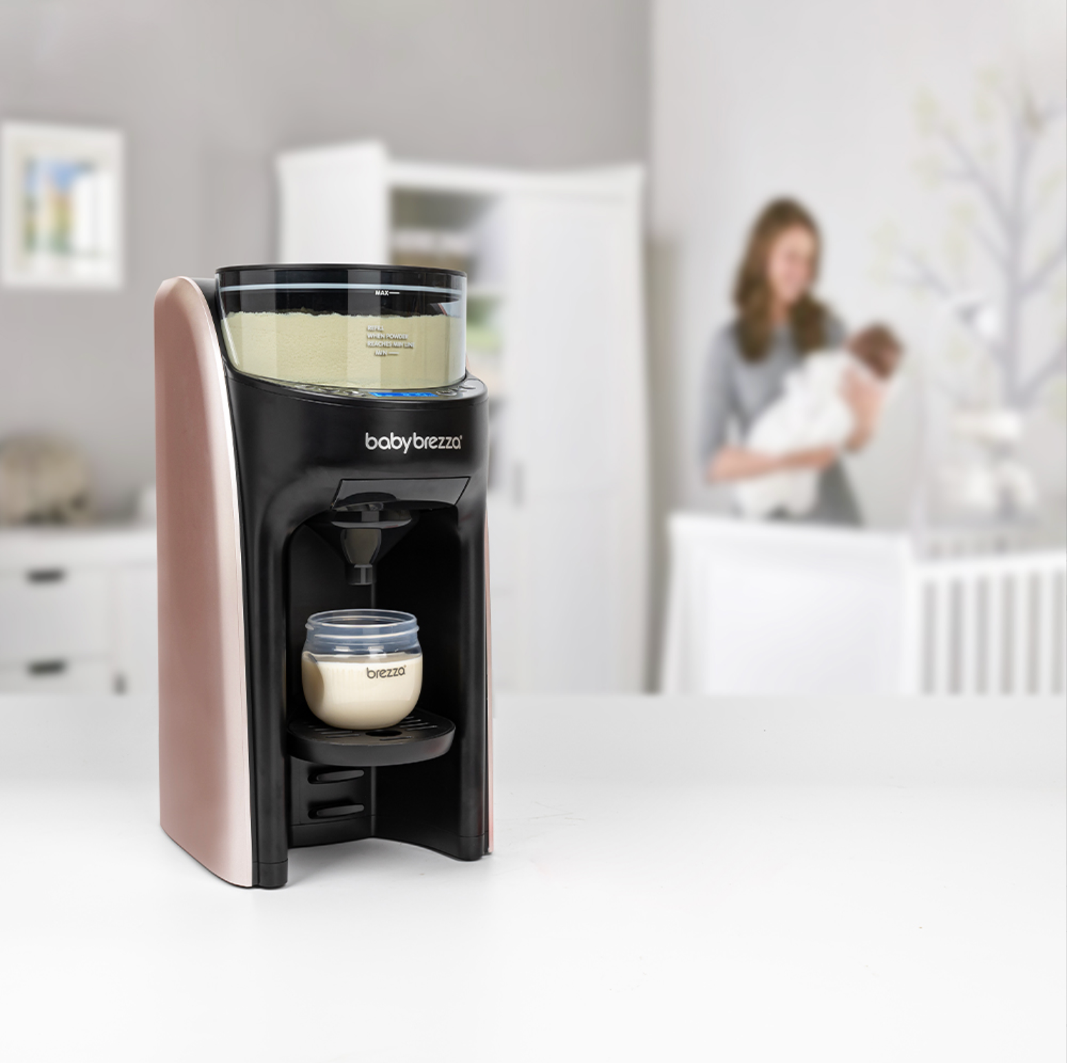 Máy Pha Sữa Baby Brezza FORMULA PRO ADVANCED - Rose Gold / Black