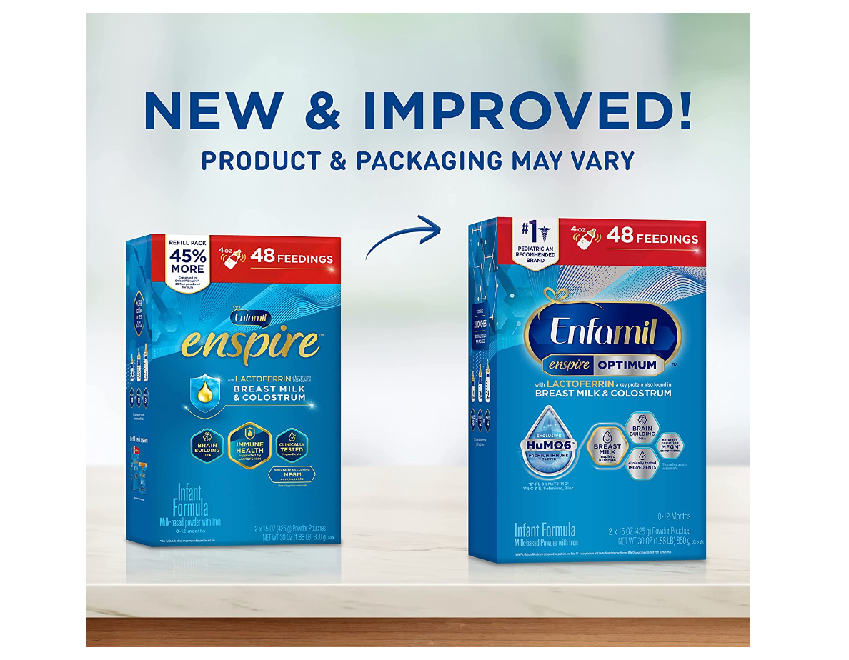 Sữa Enfamil Enspire Optimum Infant Formula Cho Bé 0 - 12 Tháng (850g)