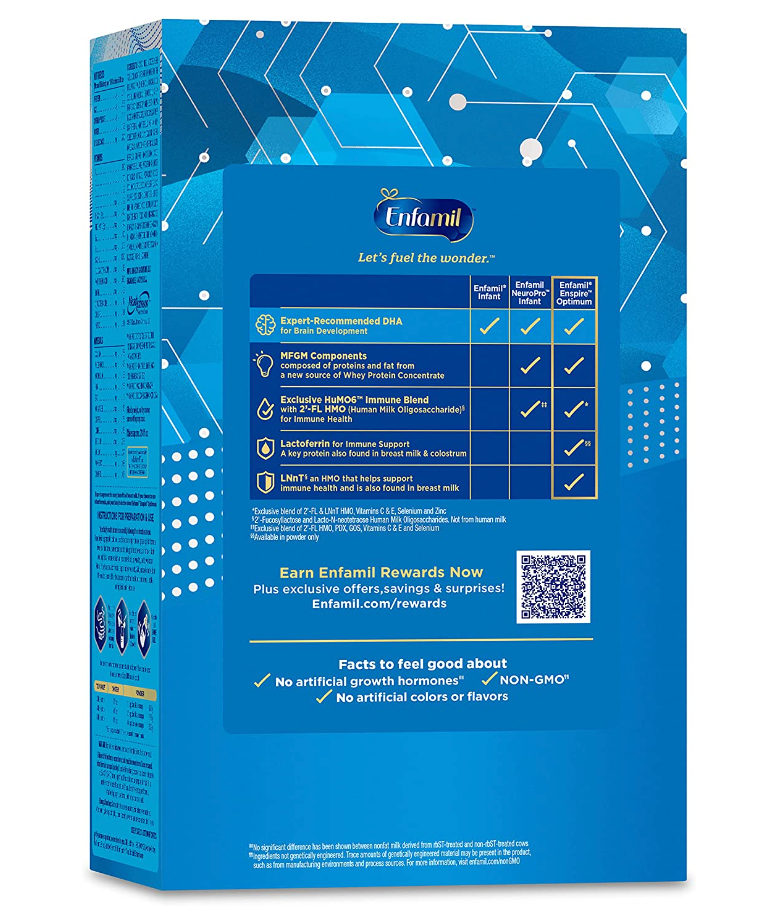 Sữa Enfamil Enspire Optimum Infant Formula Cho Bé 0 - 12 Tháng (850g)