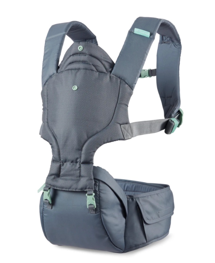 Địu Trợ Lực INFANTINO 5 Tư Thế Có Bệ Ngồi - Hip Rider Plus 5 in 1 Cho Bé Từ Sơ Sinh