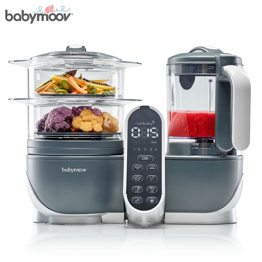 Máy làm đồ ăn dặm Babymoov Duo Meal Station 5 trong 1