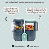  Máy làm đồ ăn dặm Babymoov Duo Meal Lite 4 in 1 Food Processor 