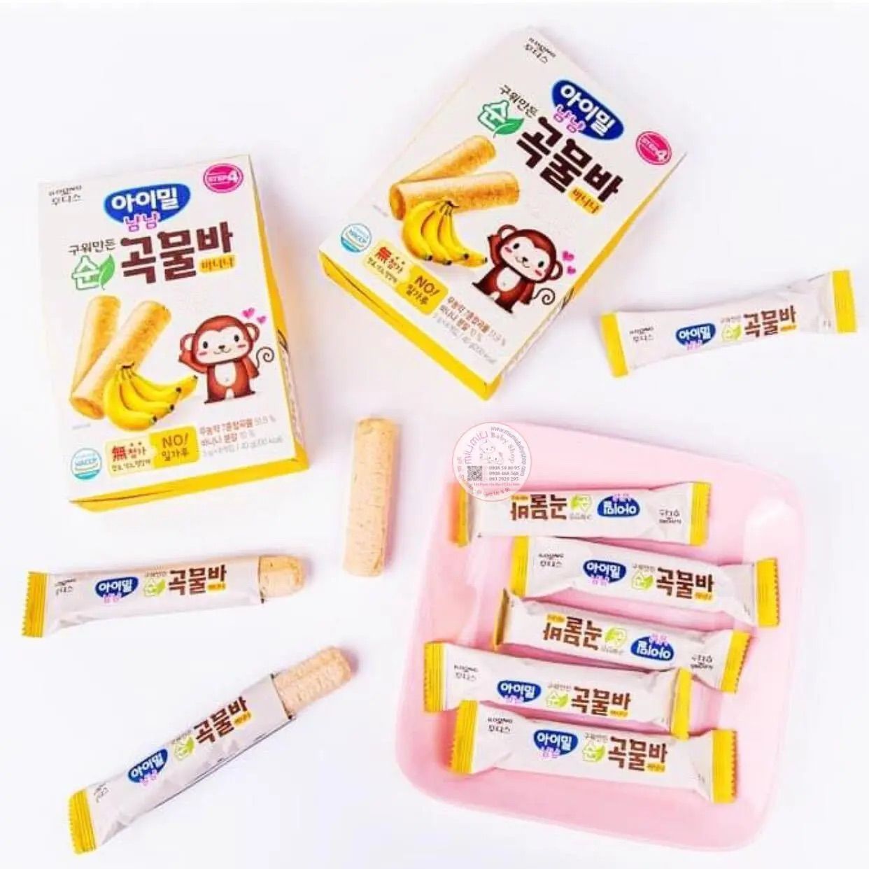 Bánh Ống Quế Cuộn Ngũ Cốc ILDONG Hàn Quốc 12M+