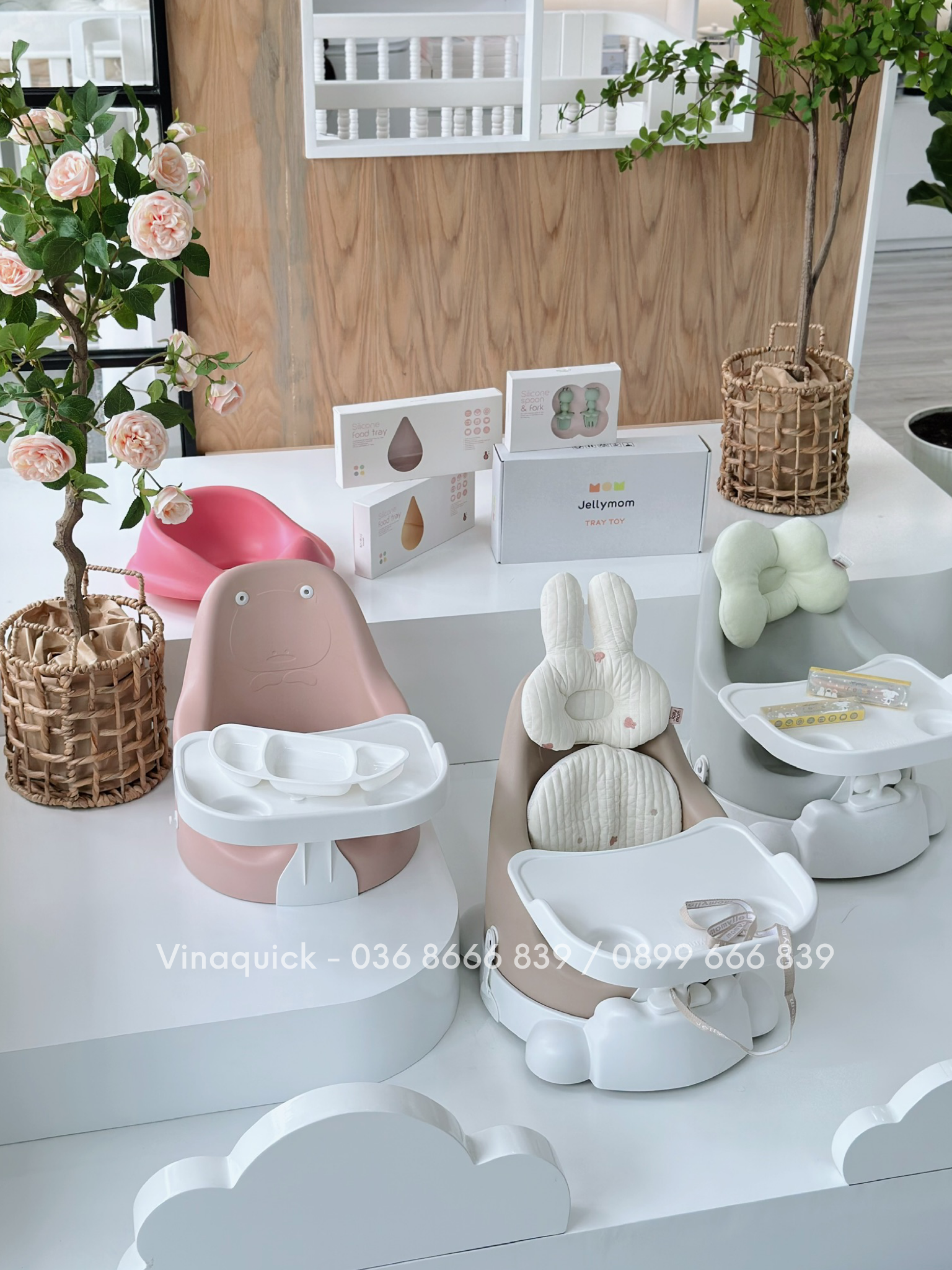 GHẾ ĂN DẶM MUNA JELLYMOM - FULL SET