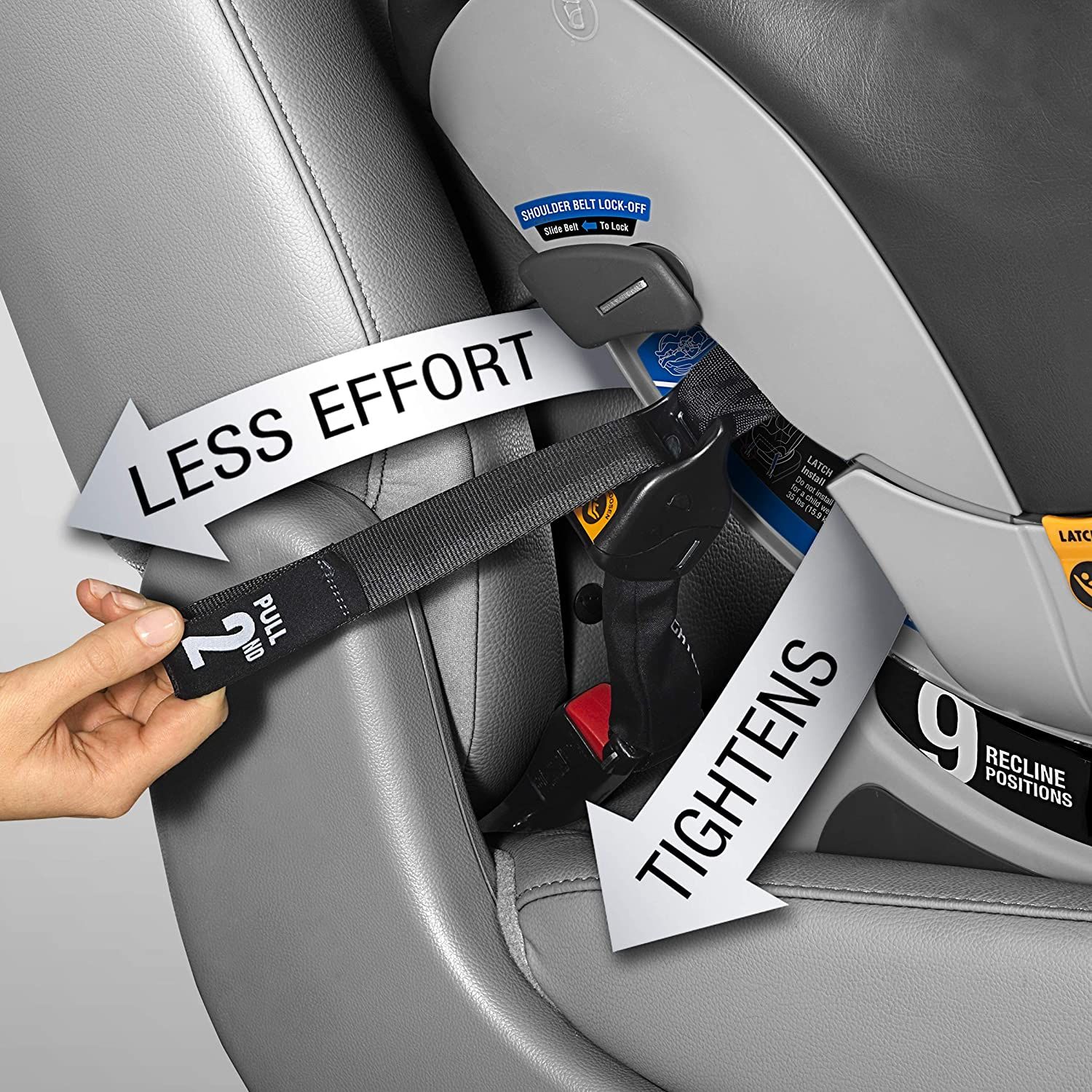 Ghế Ngồi Ô Tô Chicco NextFit Zip Convertible Car Seat - Đen Carbon