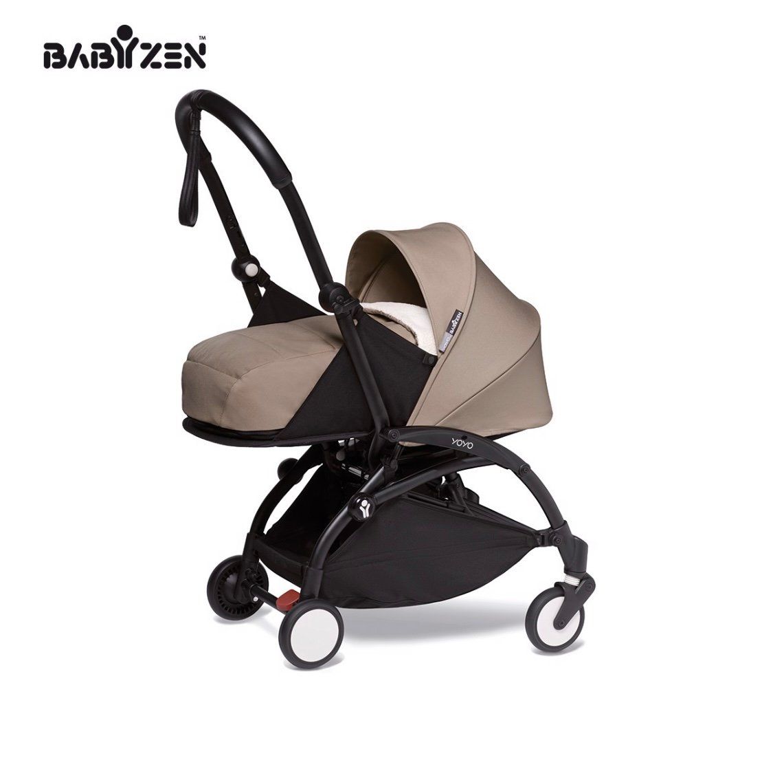  XE ĐẨY BABYZEN YOYO2 0+ 6+ COMPLETE STROLLER - BLACK/TAUPE 