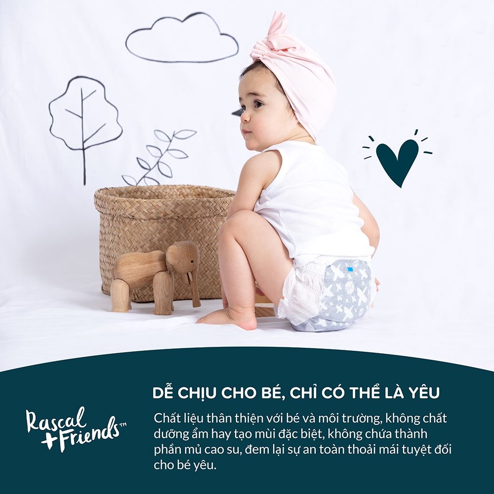Tã Quần Rascal + Friends Jumbo