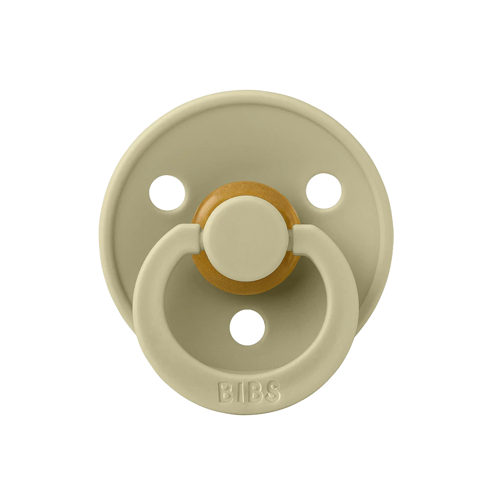 Ti Giả Núm Tròn Bibs Pacifier Colour Latex Size 1 Từ 0-6 Tháng