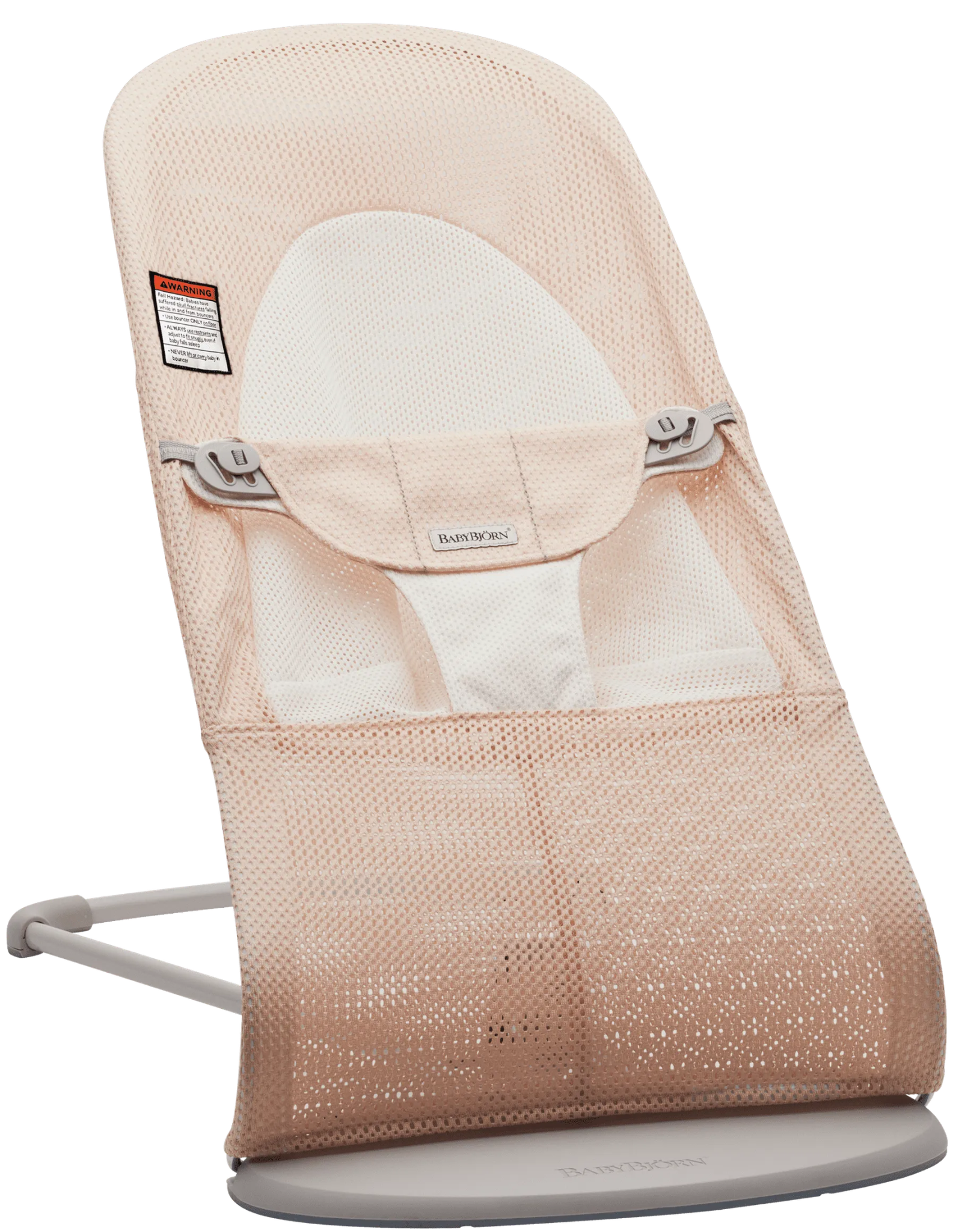 Ghế Rung Baby Bjorn Bouncer Balance Soft Vải Lưới Mesh - Light Gray Frame