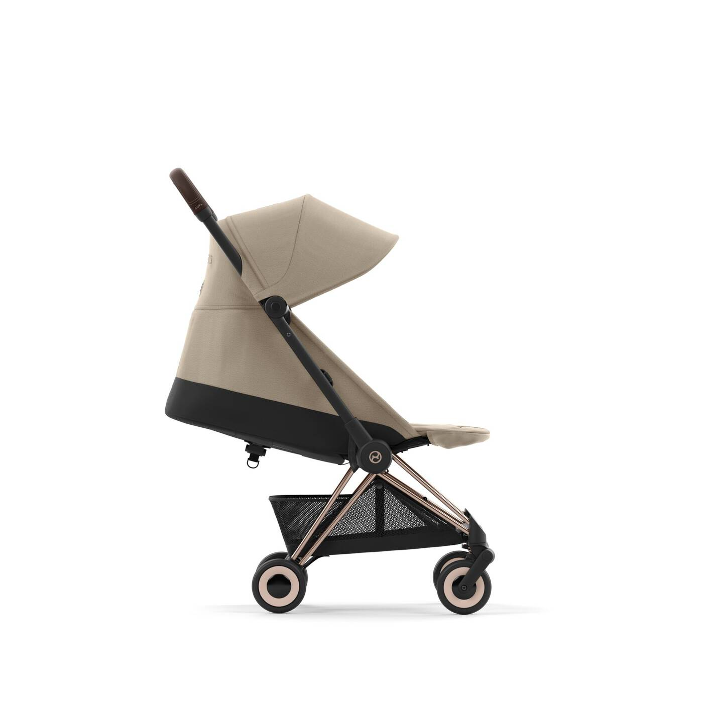 Xe đẩy gấp gọn Cybex Platinum Coya - Rosegold / Cozy Beige