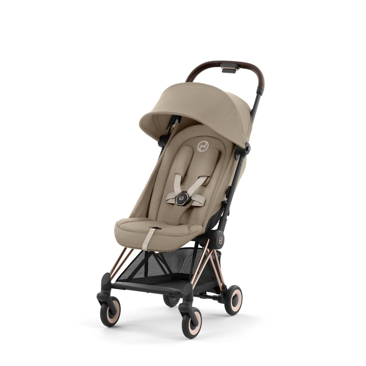 Xe đẩy gấp gọn Cybex Platinum Coya - Rosegold / Cozy Beige