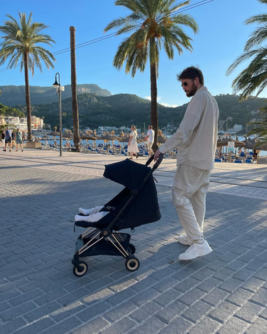 Xe đẩy gấp gọn Cybex Platinum Coya - Rosegold / Peach Pink