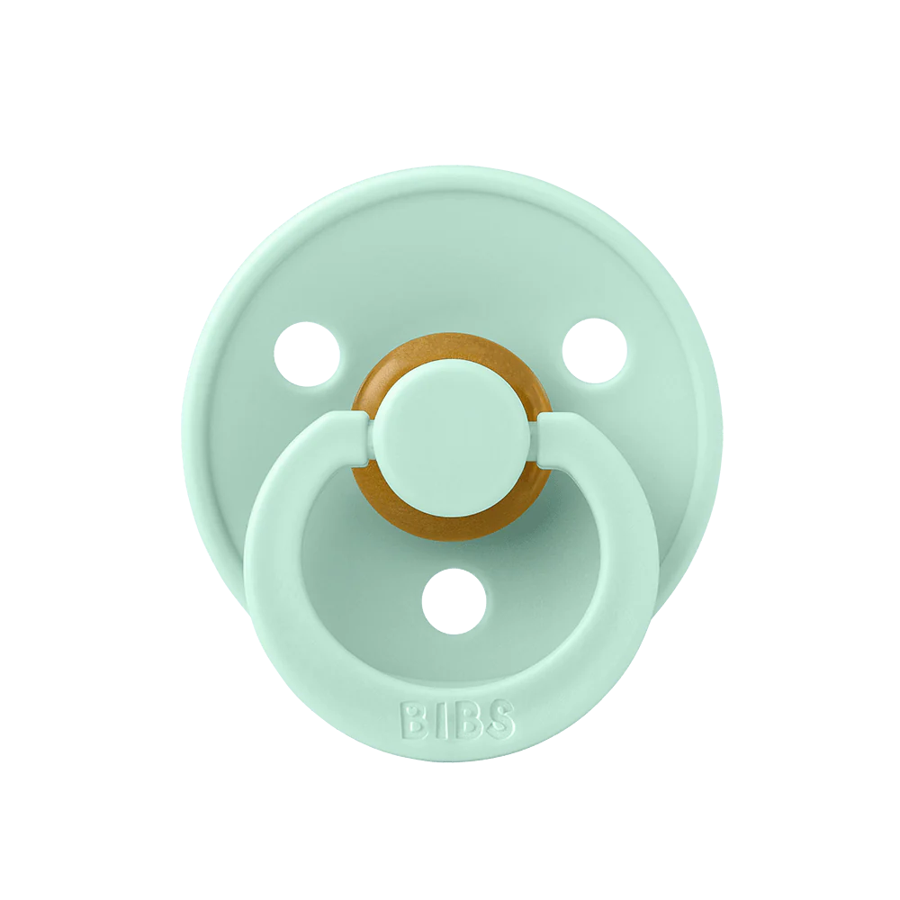 Ti Giả Núm Tròn Bibs Pacifier Colour Latex Size 1 Từ 0-6 Tháng