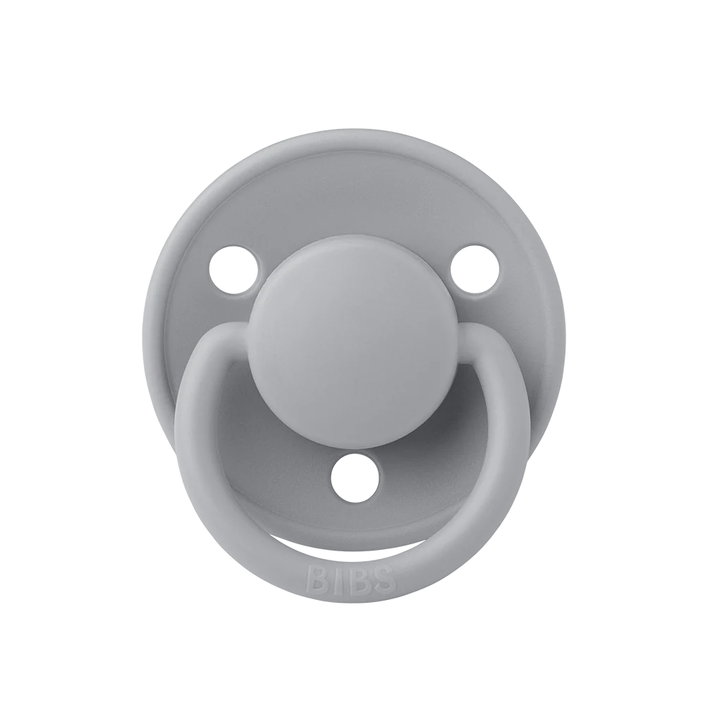 Ti Giả Núm Tròn Bibs Pacifier De Lux Silicone One Size Từ 0-3 Tuổi