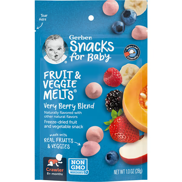 SỮA CHUA KHÔ GERBER CHO BÉ TỪ 8M+ (28G)
