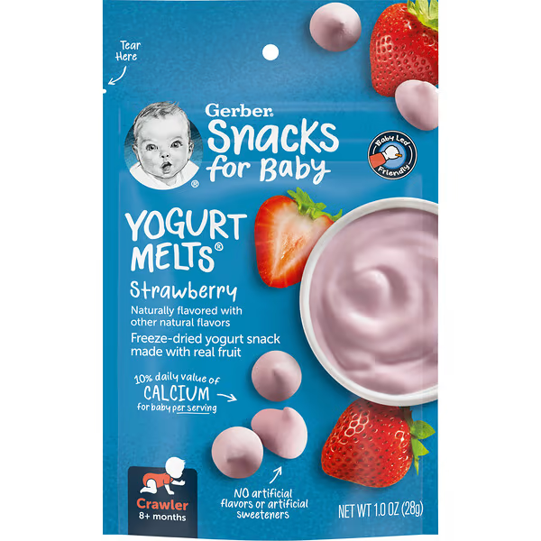SỮA CHUA KHÔ GERBER CHO BÉ TỪ 8M+ (28G)
