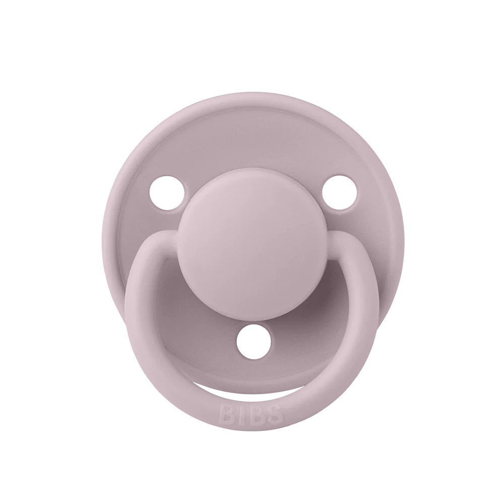 Ti Giả Núm Tròn Bibs Pacifier De Lux Silicone One Size Từ 0-3 Tuổi