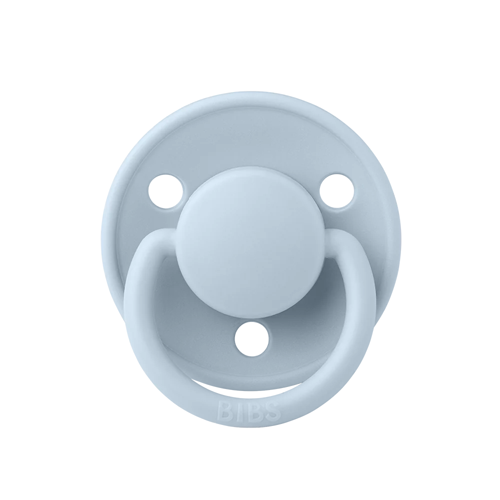 Ti Giả Núm Tròn Bibs Pacifier De Lux Silicone One Size Từ 0-3 Tuổi