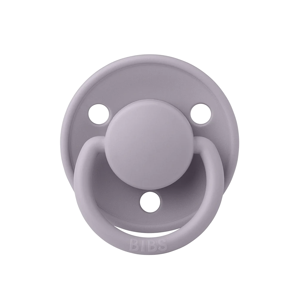Ti Giả Núm Tròn Bibs Pacifier De Lux Silicone One Size Từ 0-3 Tuổi