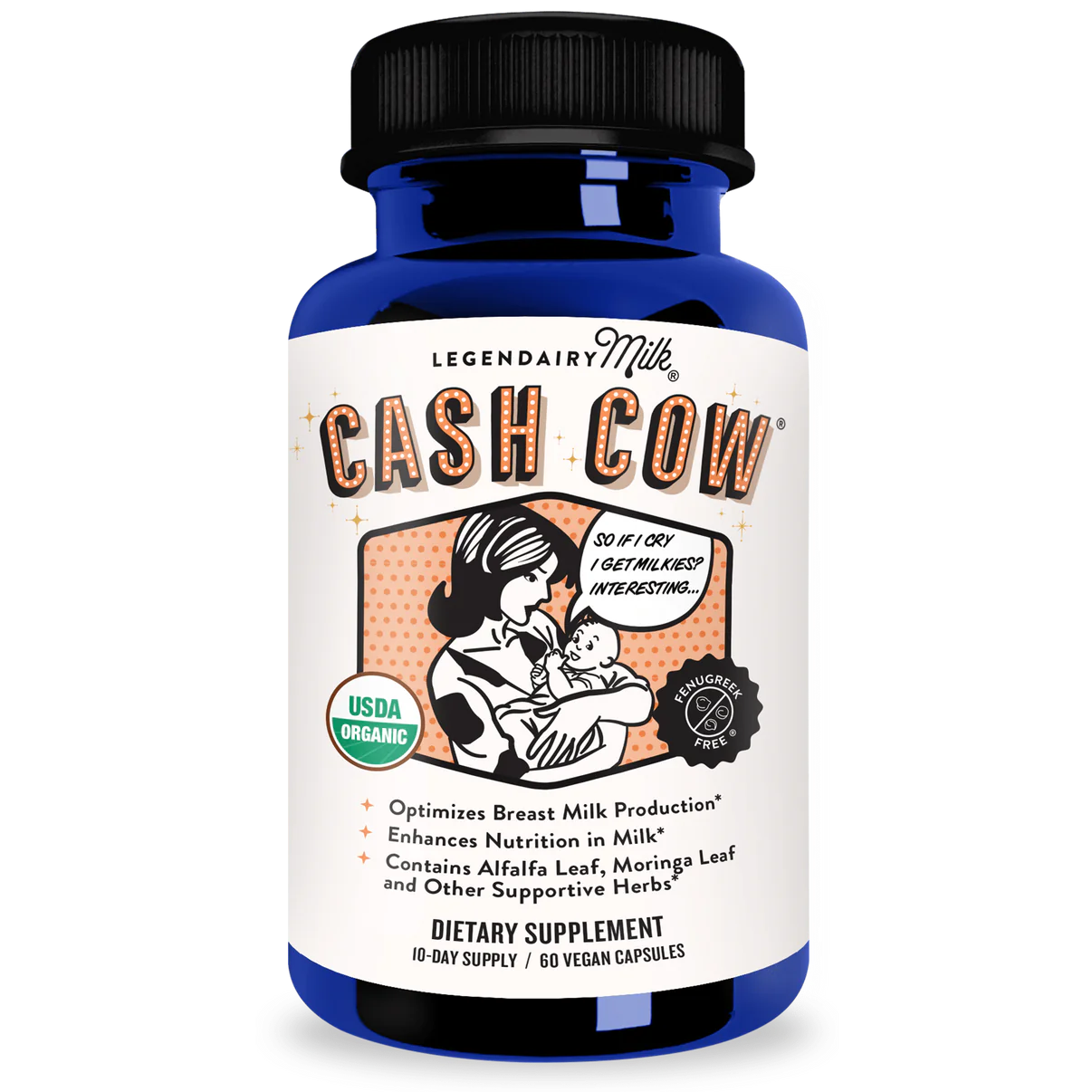 Viên Uống Lợi Sữa Legendairy Milk - Cash Cow Cho Mẹ (60 Viên)