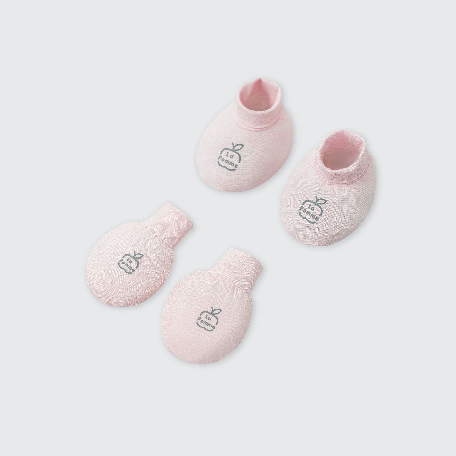 Set bao tay bao chân sơ sinh La Pomme dễ thương