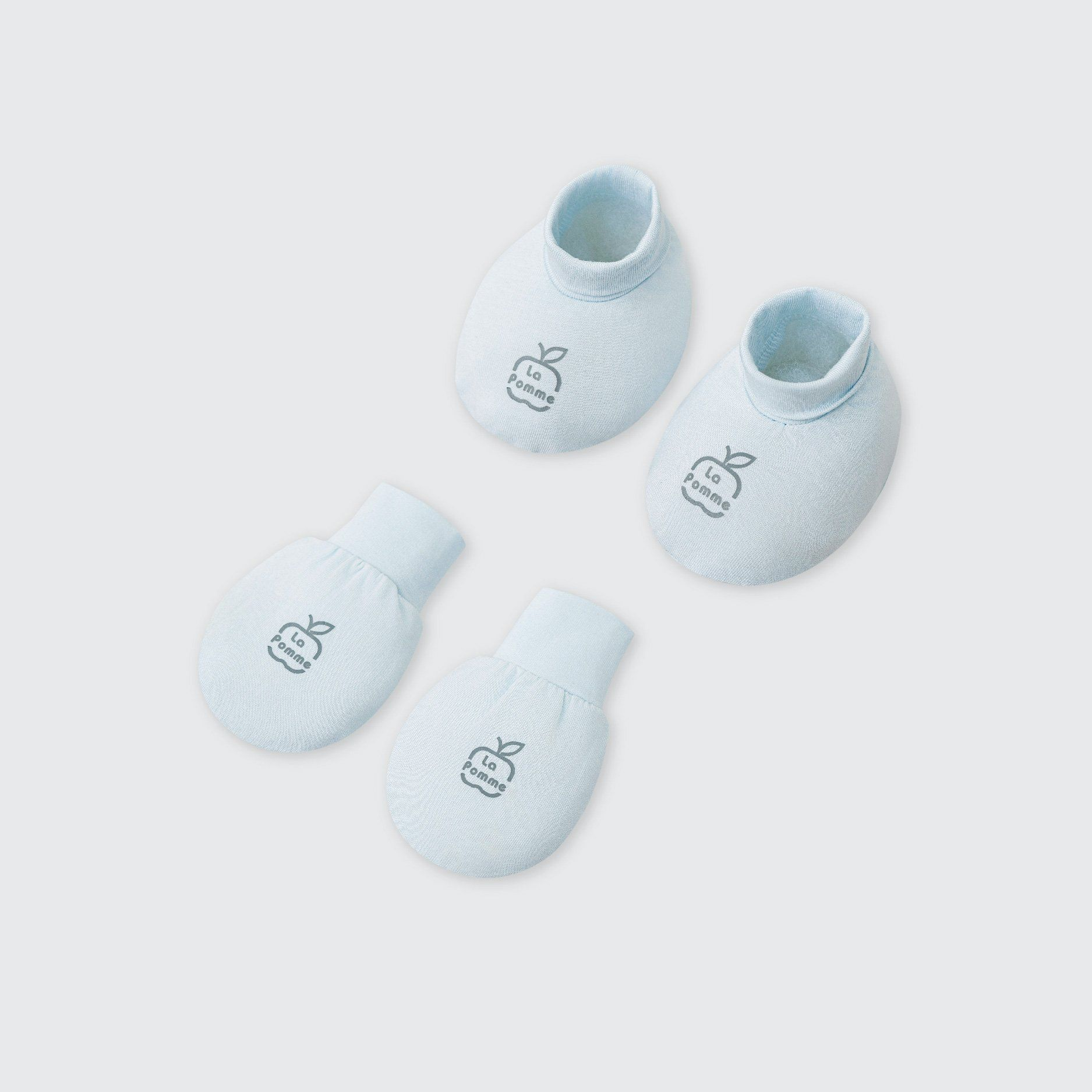 Set bao tay bao chân sơ sinh La Pomme dễ thương