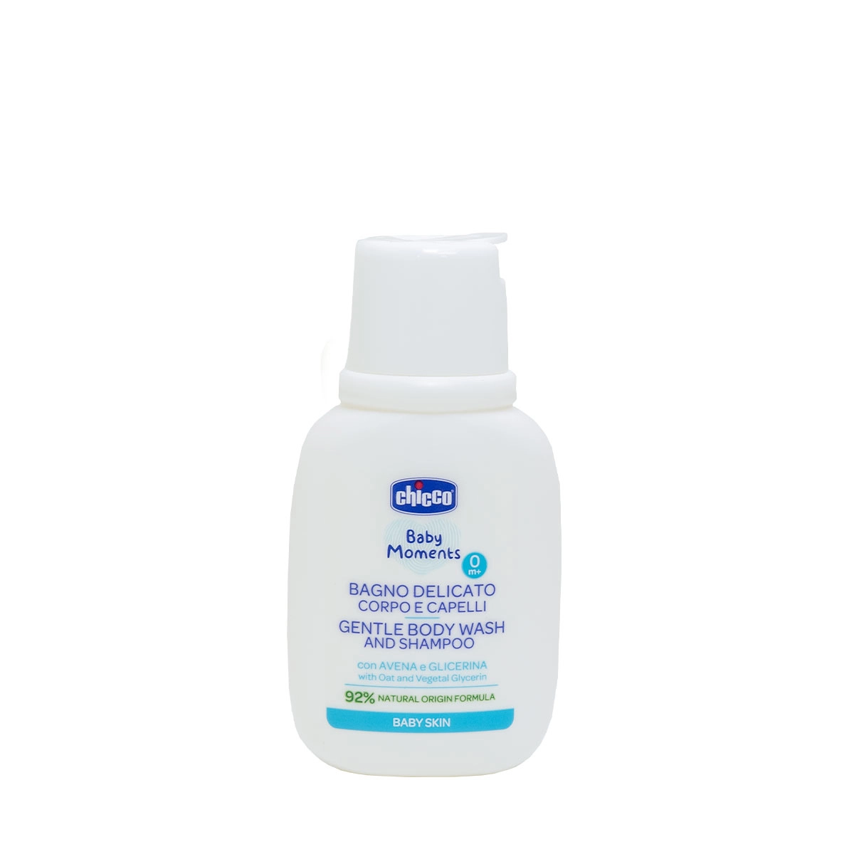 Sữa tắm gội chiết xuất Yến mạch Chicco 0M+ - Chai du lịch 50ml