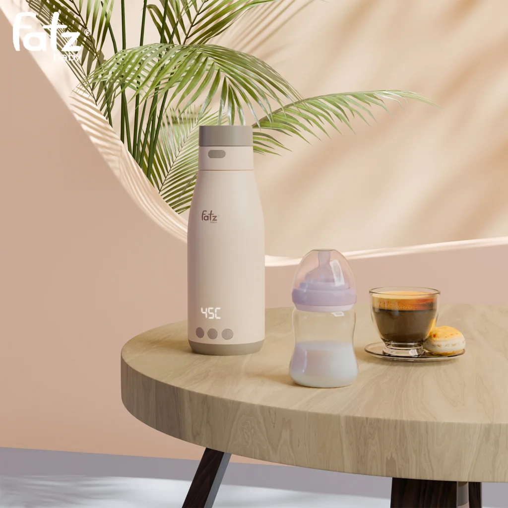 Bình đun và hâm nước pha sữa di động Fatzbaby Mini Smart 3